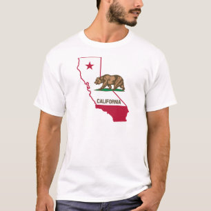 California Outline and Flag T-Shirt