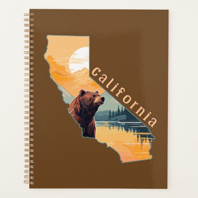California Outline Bear Mountains Planner (Front)