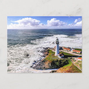 California, Pacific Ocean, Lighthouse Postcard