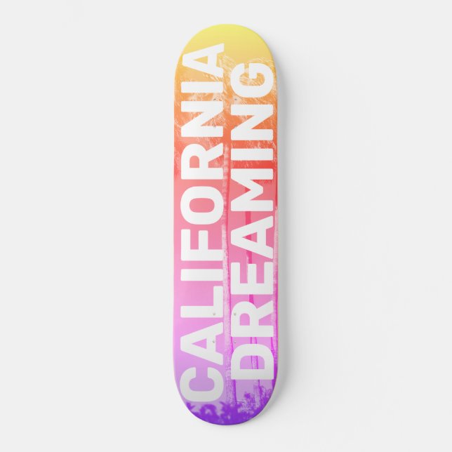 California Palm Dreams Skateboard (Front)