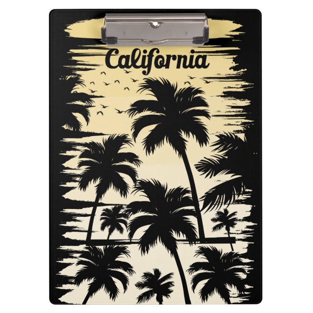 California Palm Tree Clipboard (Front)