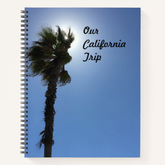 California Palm Tree Notebook
