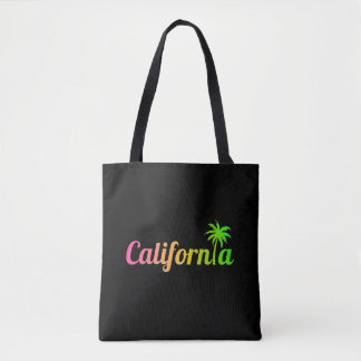 California Palm Tree Tote Bag