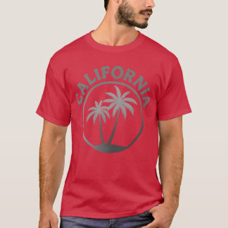 California Palms Silver Coastal Badge Premium T-Shirt