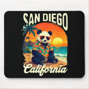 California Panda Zoo San Diego New Year 2025 Famil Mouse Mat