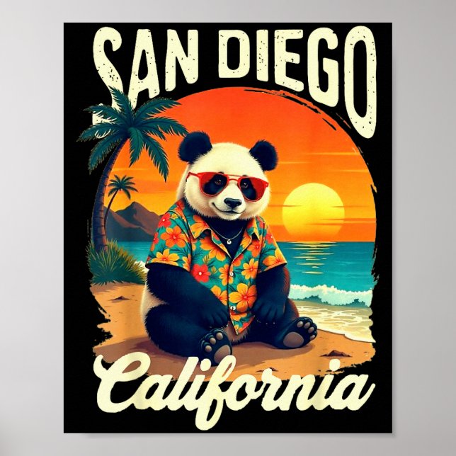 California Panda Zoo San Diego New Year 2025 Famil Poster (Front)