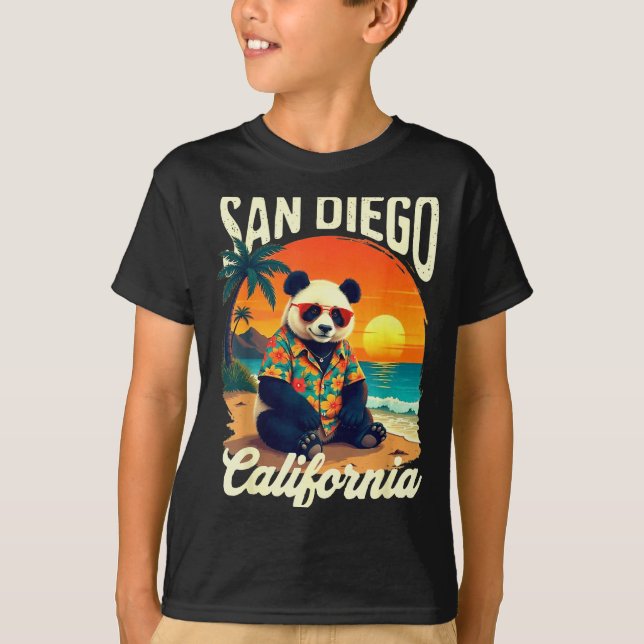 California Panda Zoo San Diego New Year 2025 Famil T-Shirt (Front)