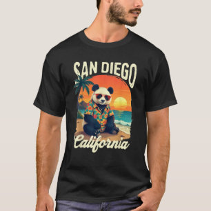 California Panda Zoo San Diego New Year 2025 Famil T-Shirt