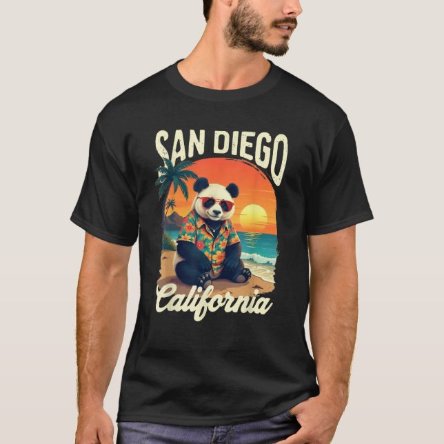 California Panda Zoo San Diego New Year 2025 Famil T-Shirt (Front)