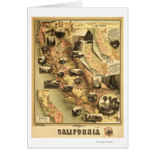 California Panoramic Map