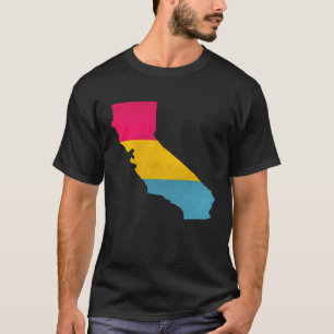 California Pansexual Flag T-Shirt