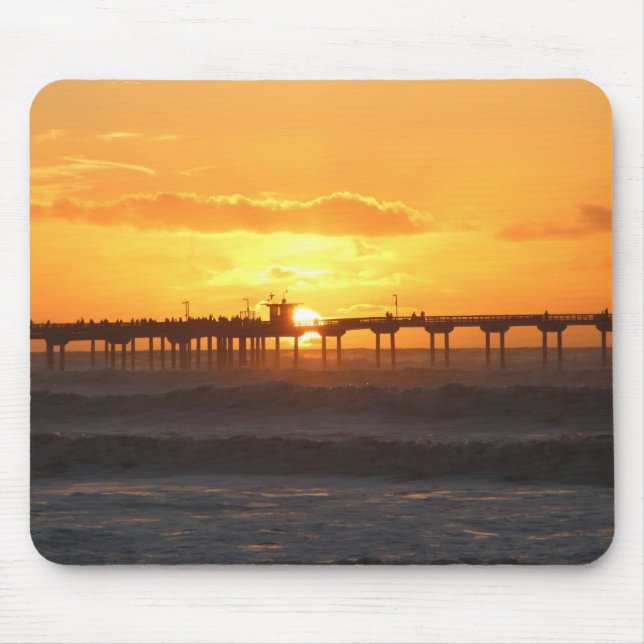 California Peer at Sunset Mouse Mat (Front)