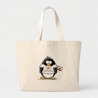 California Penguin Large Tote Bag