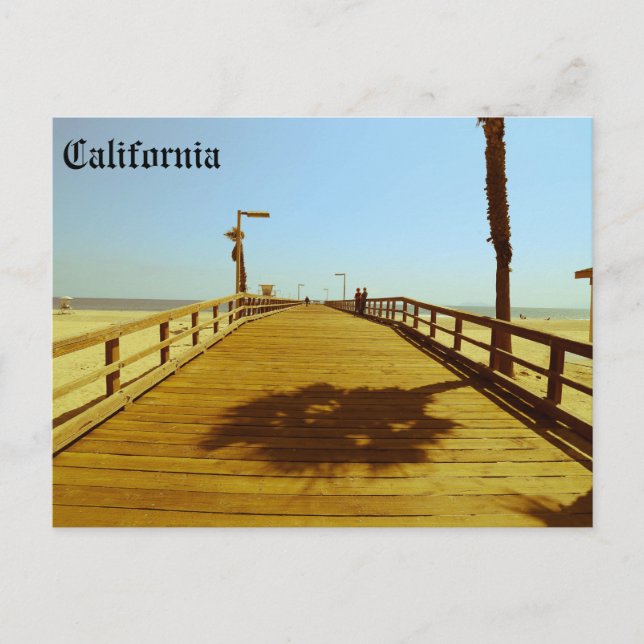 California Pier Postcard (Front)