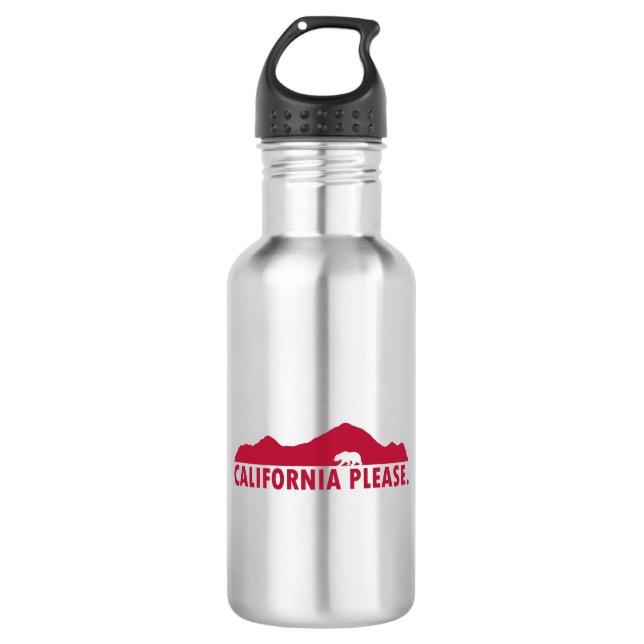 California Please 532 Ml Water Bottle (Front)