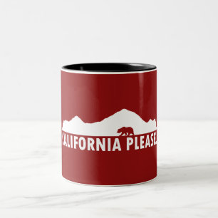California Please Two-Tone Coffee Mug