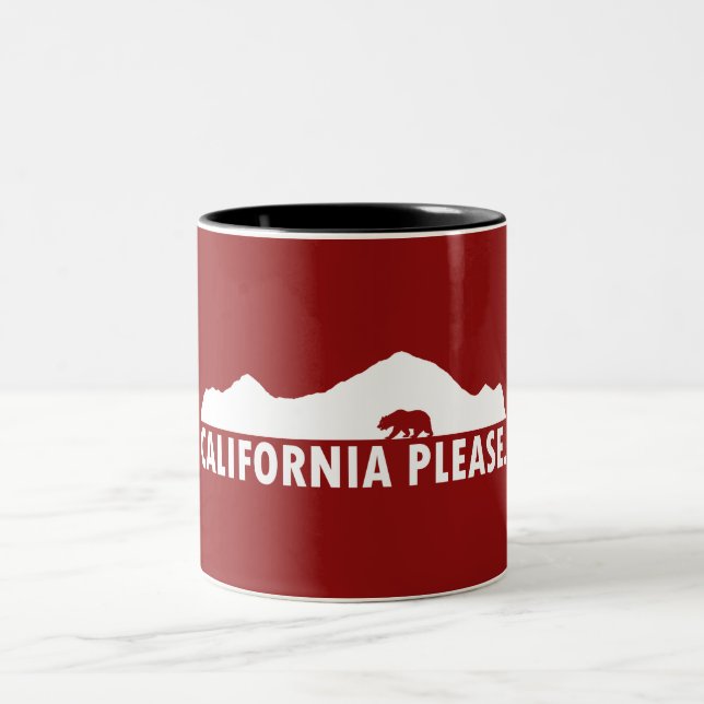 California Please Two-Tone Coffee Mug (Center)