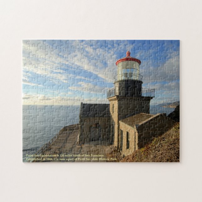 California Point Sur Lightstation Jigsaw Puzzle (Horizontal)