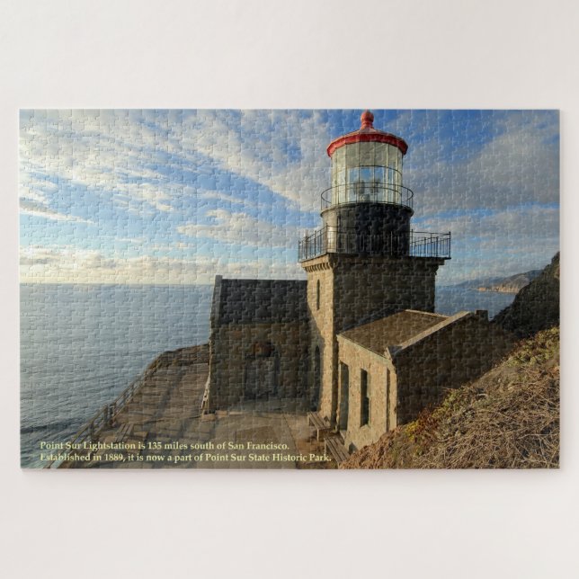 California Point Sur Lightstation Jigsaw Puzzle (Horizontal)