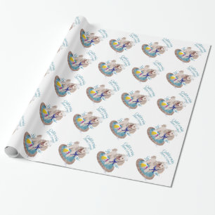 California Poodle Wrapping Paper