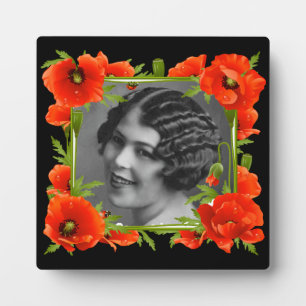 California Poppies Art Plaque