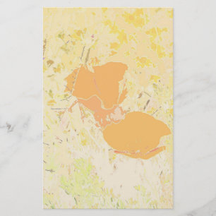 California Poppies Art Stationery