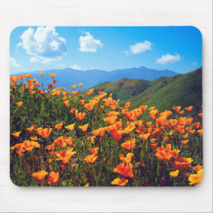 California Poppies Covering a Hillside Mouse Mat