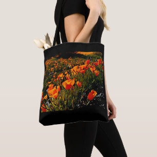 California Poppies / Orange Flowers / Wildflowers Tote Bag