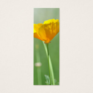 California poppy bookmark