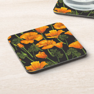 California poppy coaster