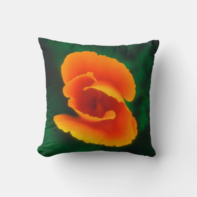 California Poppy Cushion (Front)
