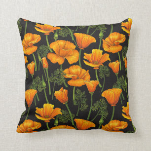 California poppy cushion