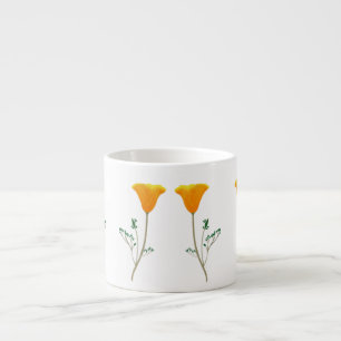 California Poppy Espresso Mug