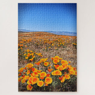 California Poppy Fields - Flower - 20x30 - 1014 pc Jigsaw Puzzle