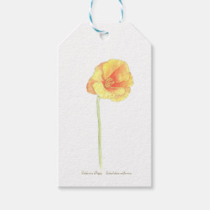 California Poppy Gift Tags