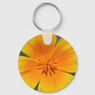 California Poppy Key Ring