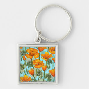 California poppy key ring
