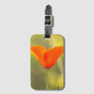 California Poppy Luggage Tag