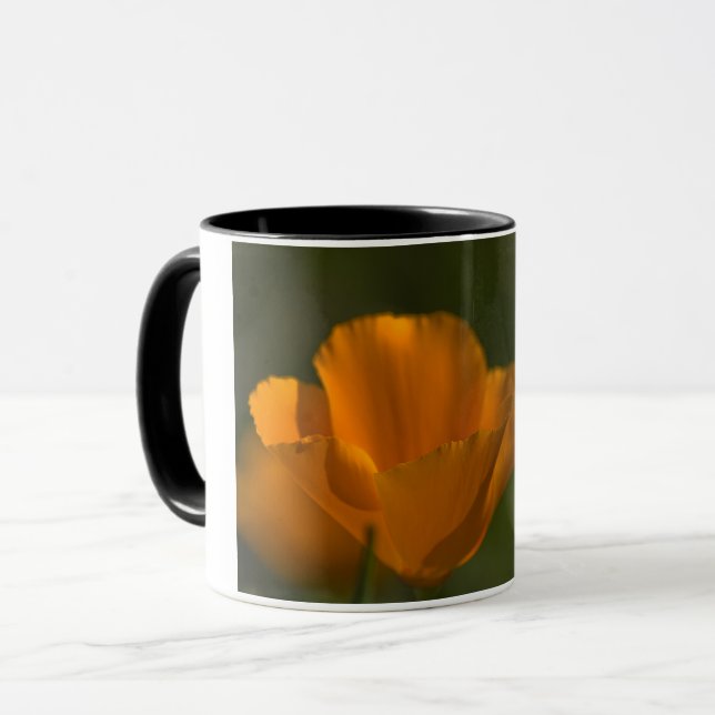 California Poppy Mug (Front Left)