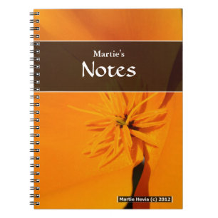 California Poppy Notebook