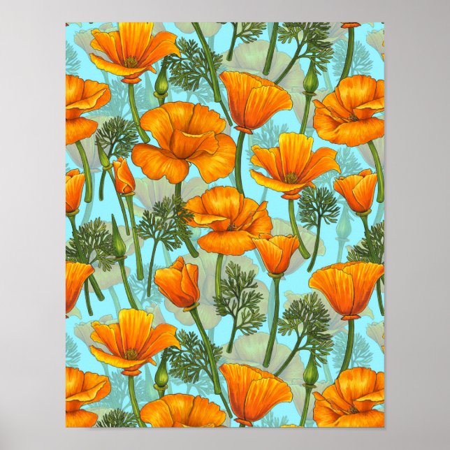 California poppy poster (Front)