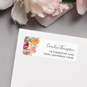 California Poppy Return Address