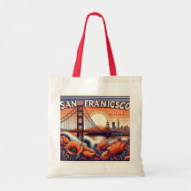 California Poppy & SF Skyline Pride Tote
