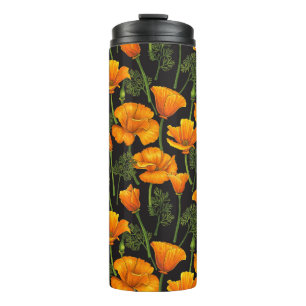 California poppy thermal tumbler
