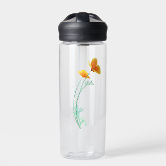 California Poppy Water Bottle
