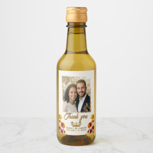 California Poppy Wedding Sanitizer Label