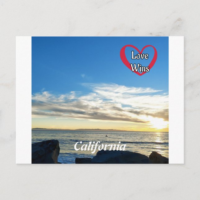 California Post Card Valentines Day (Front)