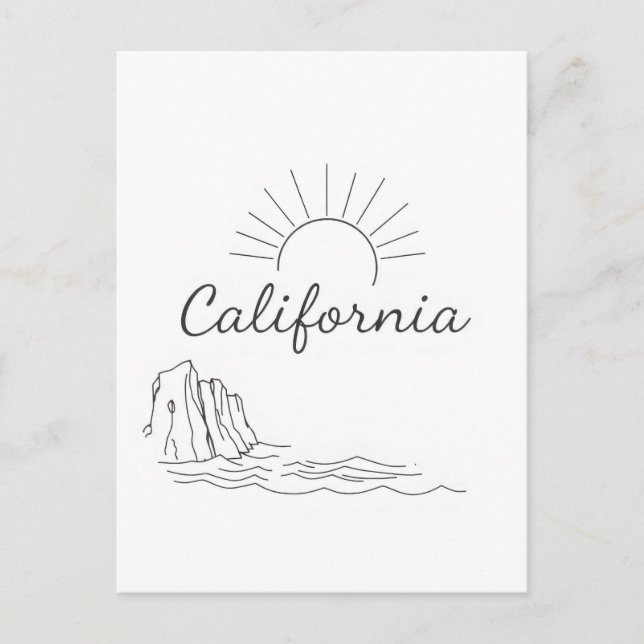 California postcard (Front)