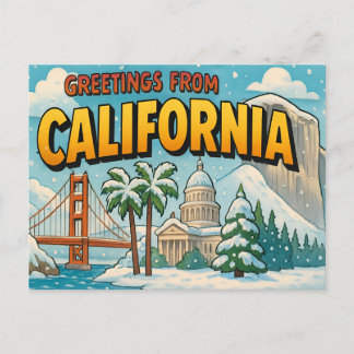 CALIFORNIA Postcard