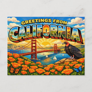 CALIFORNIA Postcard